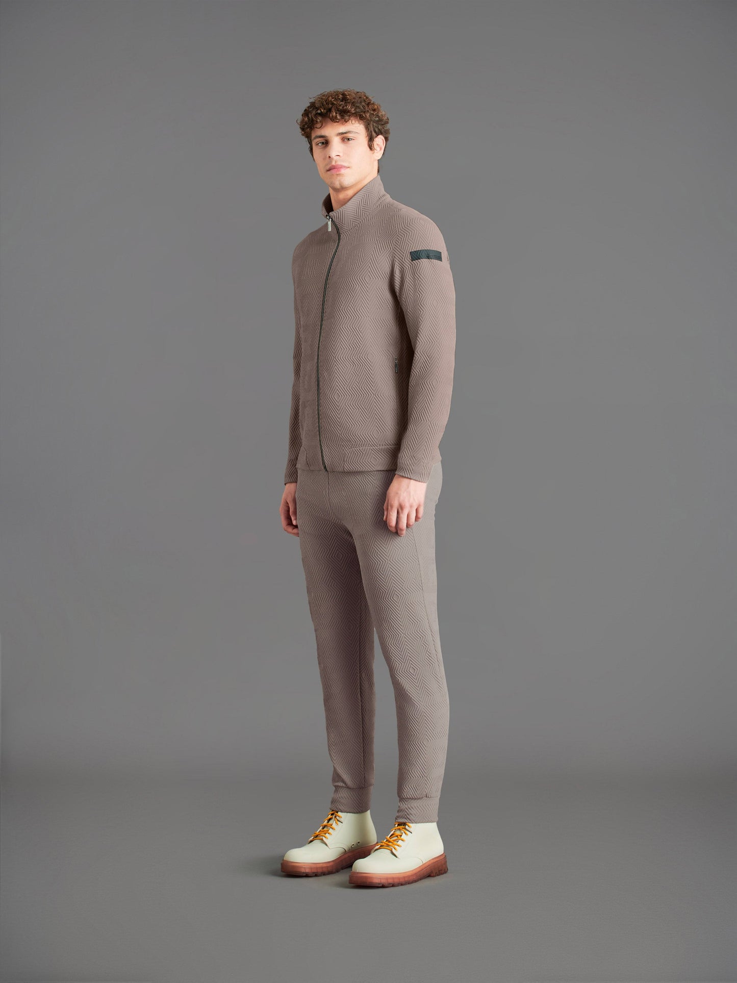 Razzle Dazzle Jacquard Zip Fleece