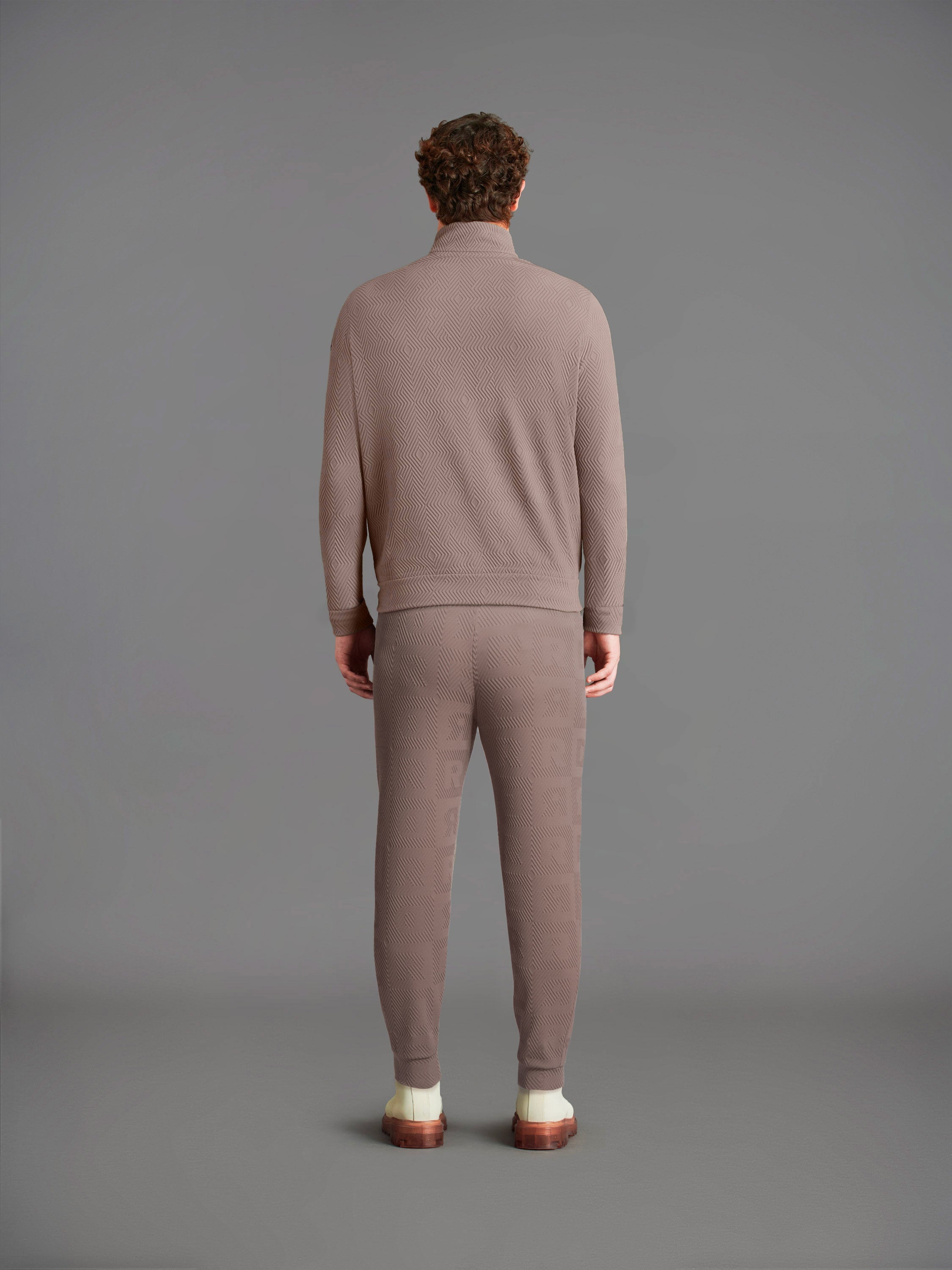 Razzle Dazzle Jacquard Zip Fleece
