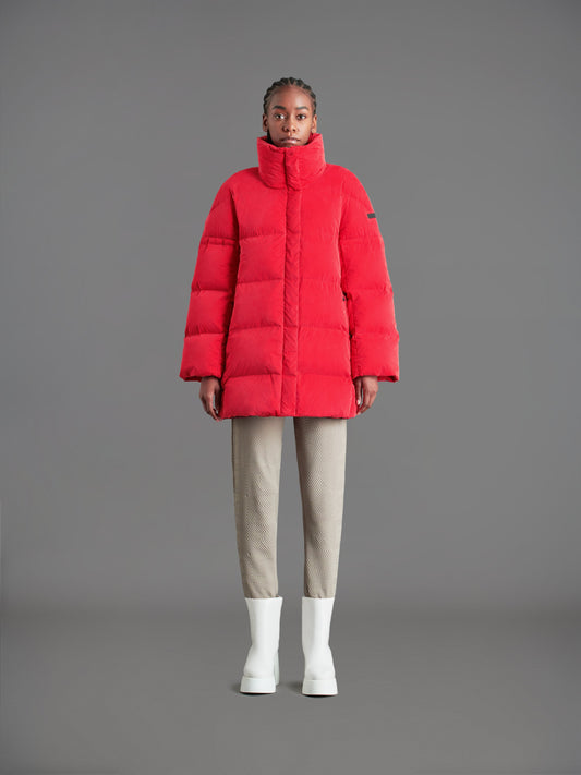 Cupro Tubic Coat Wom Jkt