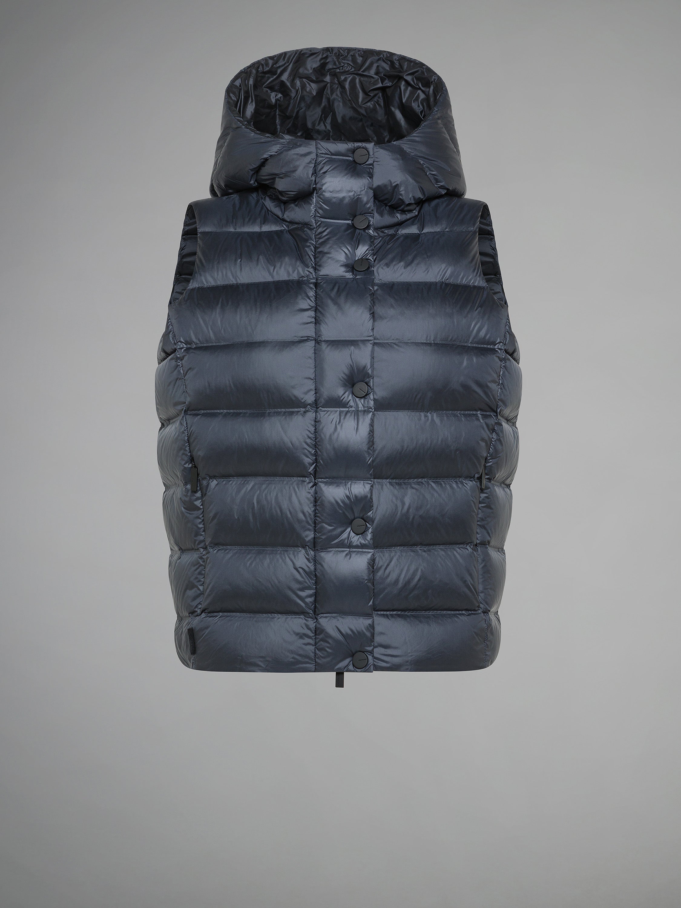 Superrduck! Sleeveless Hood Wom Jkt