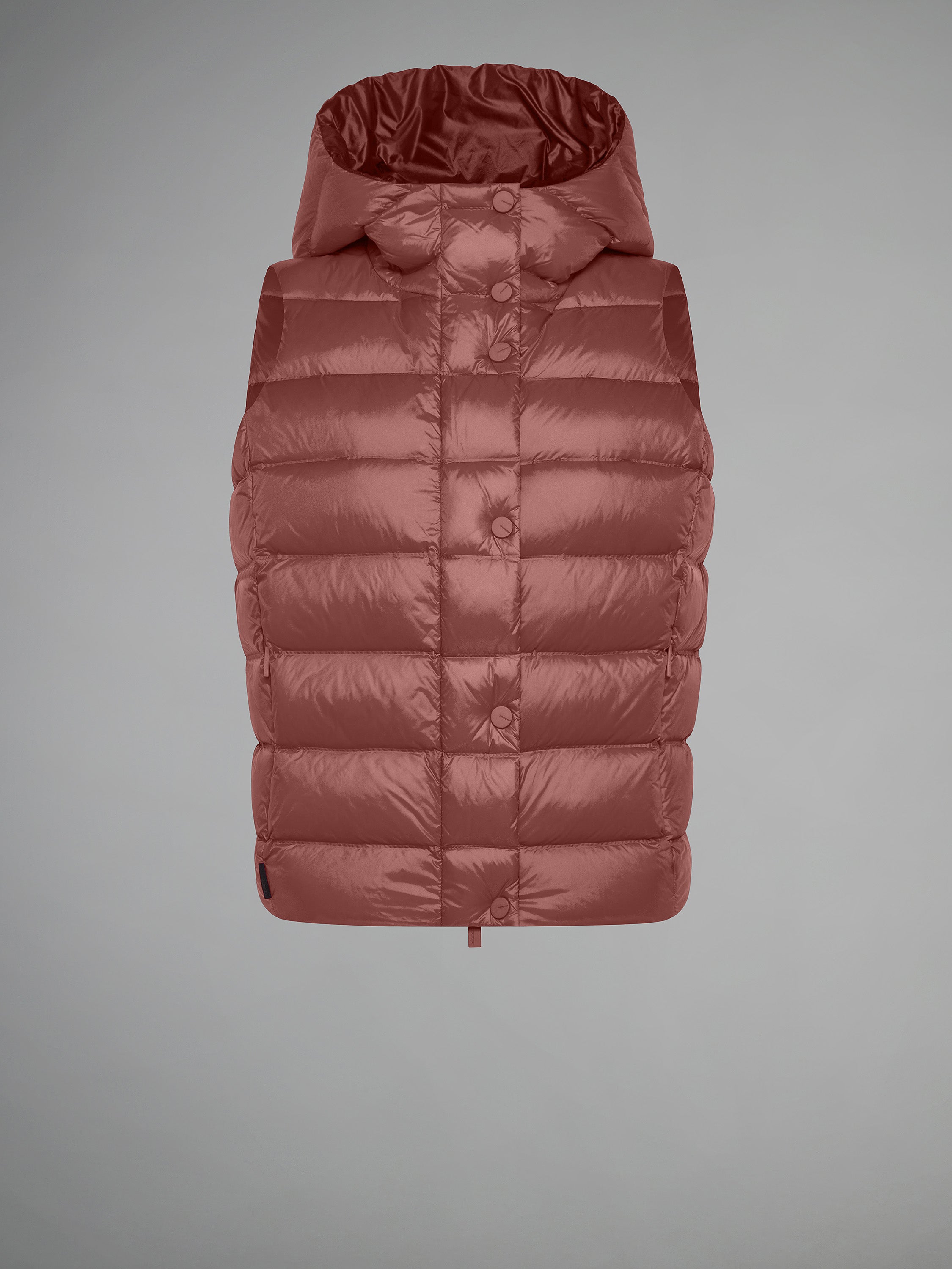Superrduck! Sleeveless Hood Wom Jkt