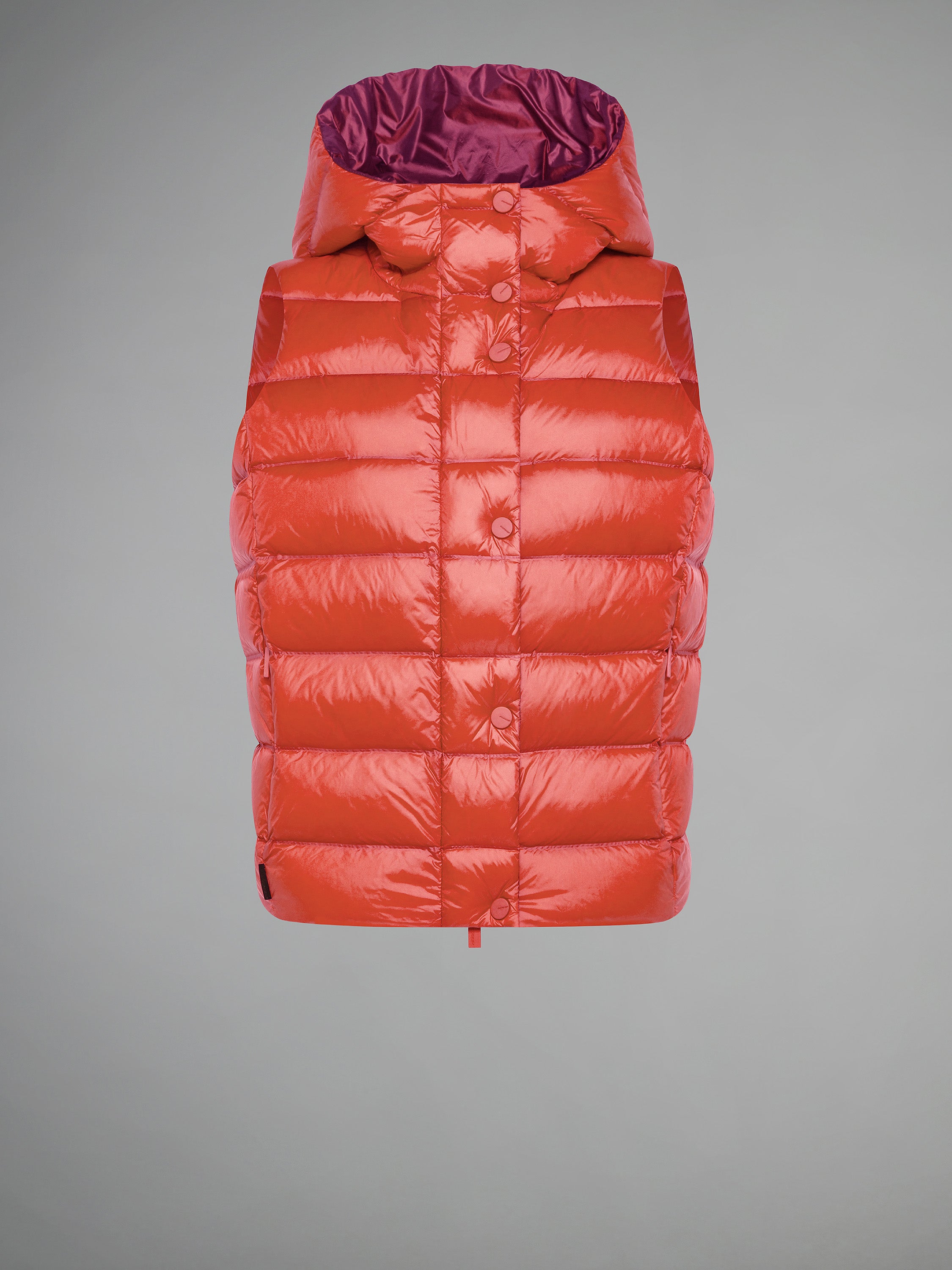Superrduck! Sleeveless Hood Wom Jkt