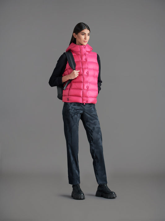 Superrduck! Sleeveless Hood Wom Jkt