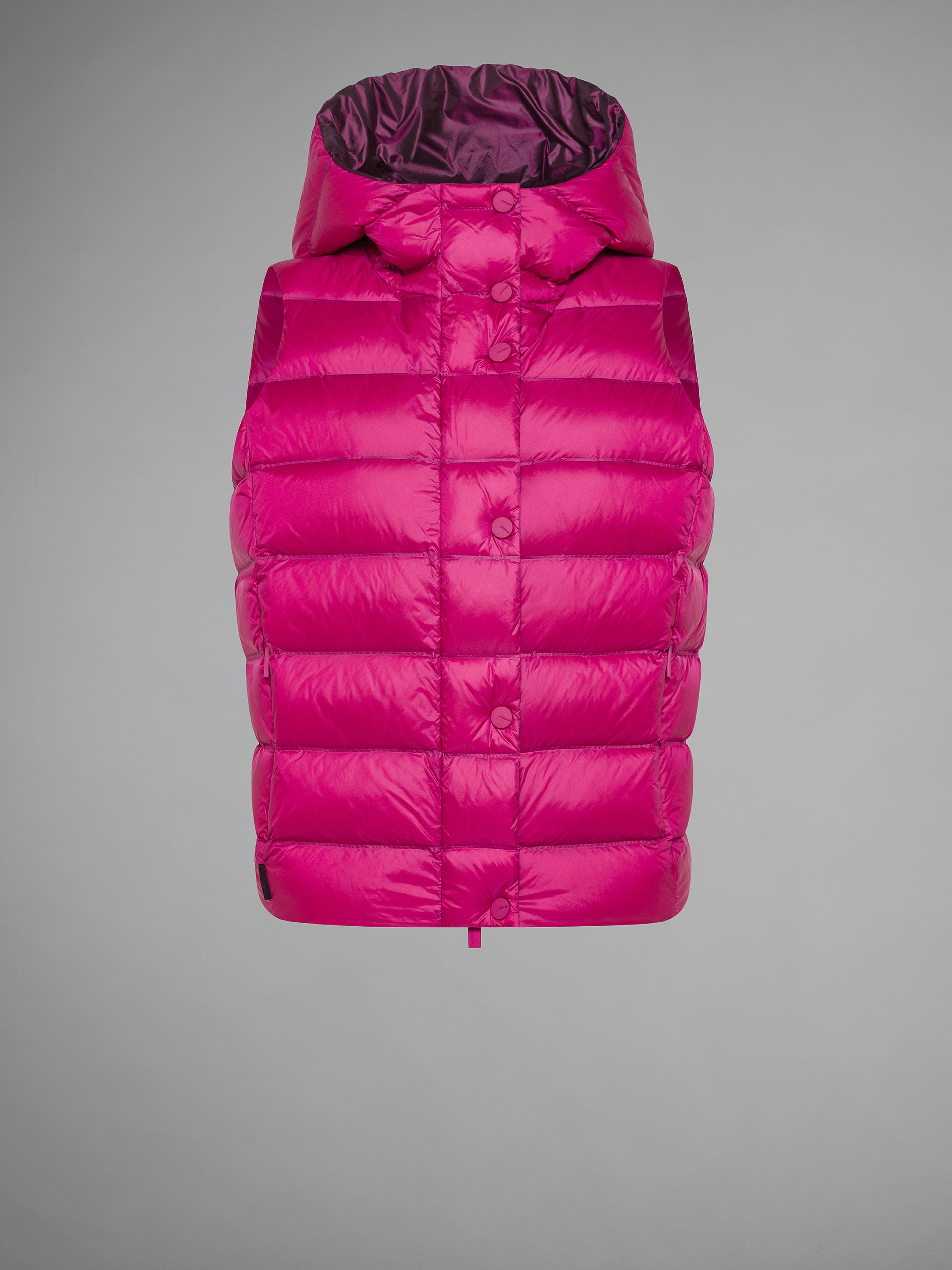 Superrduck! Sleeveless Hood Wom Jkt