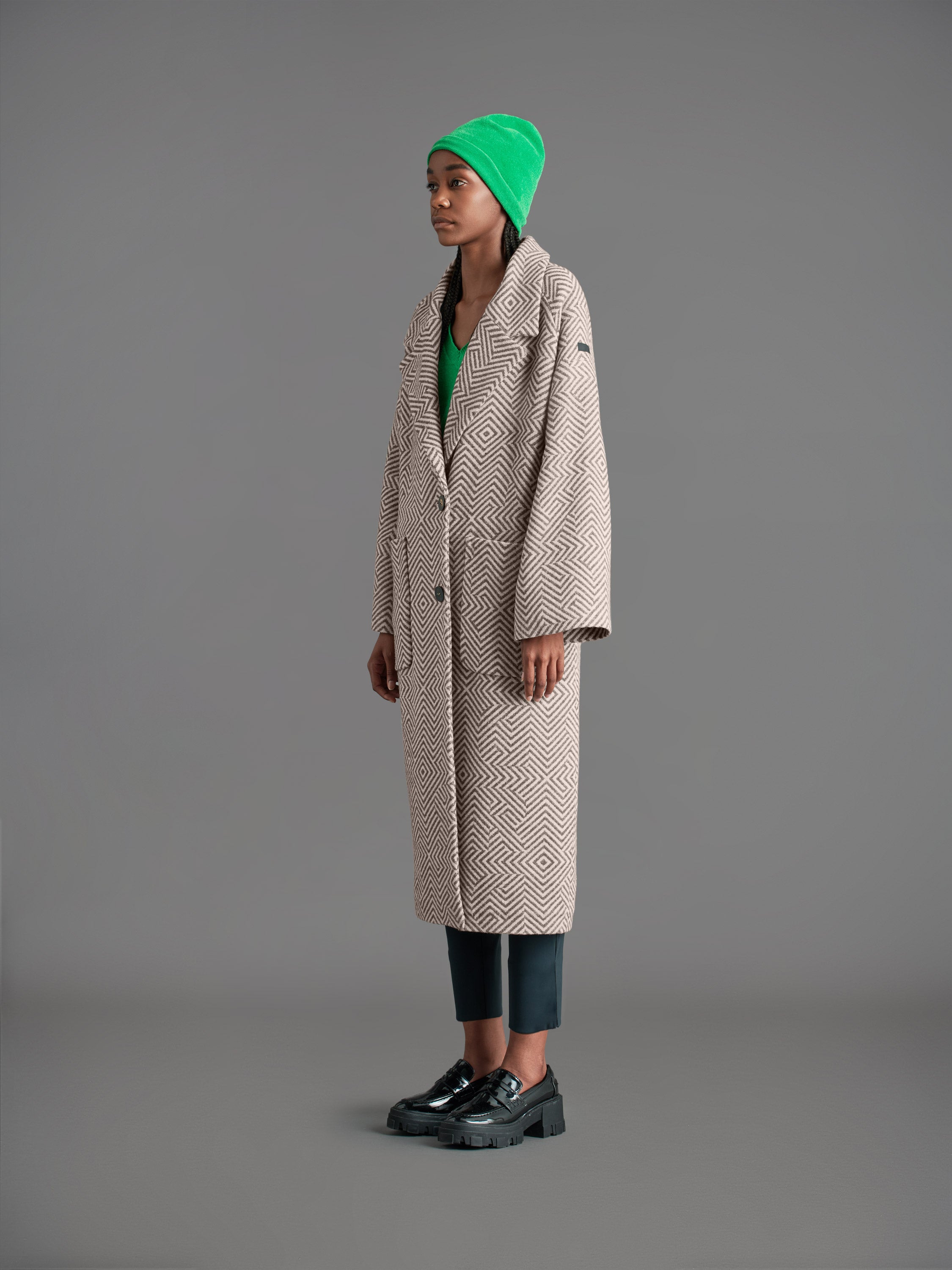 Razzle Dazzle Wool Kimover Wom Jkt