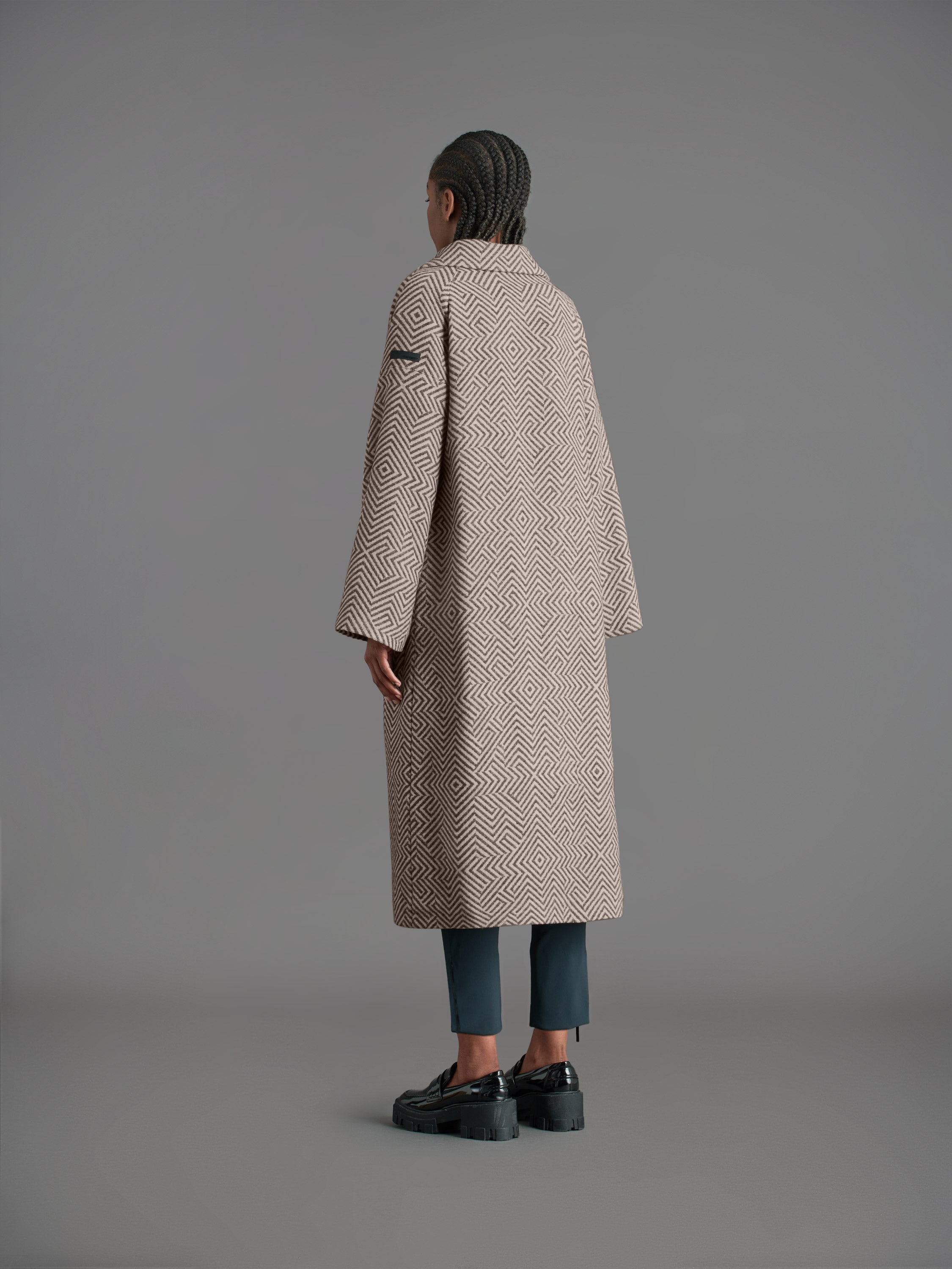 Razzle Dazzle Wool Kimover Wom Jkt