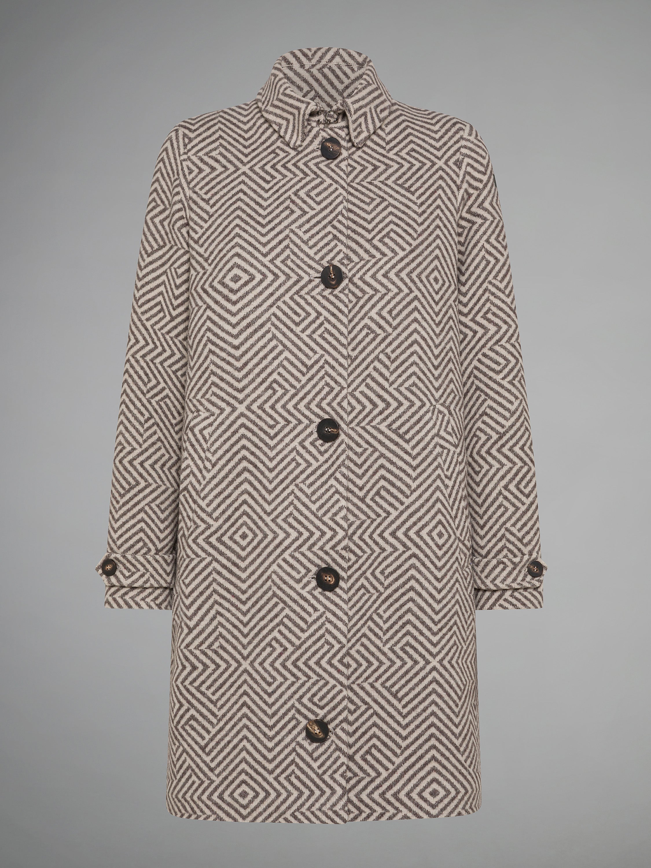 Razzle Dazzle Wool Coat Wom Jkt