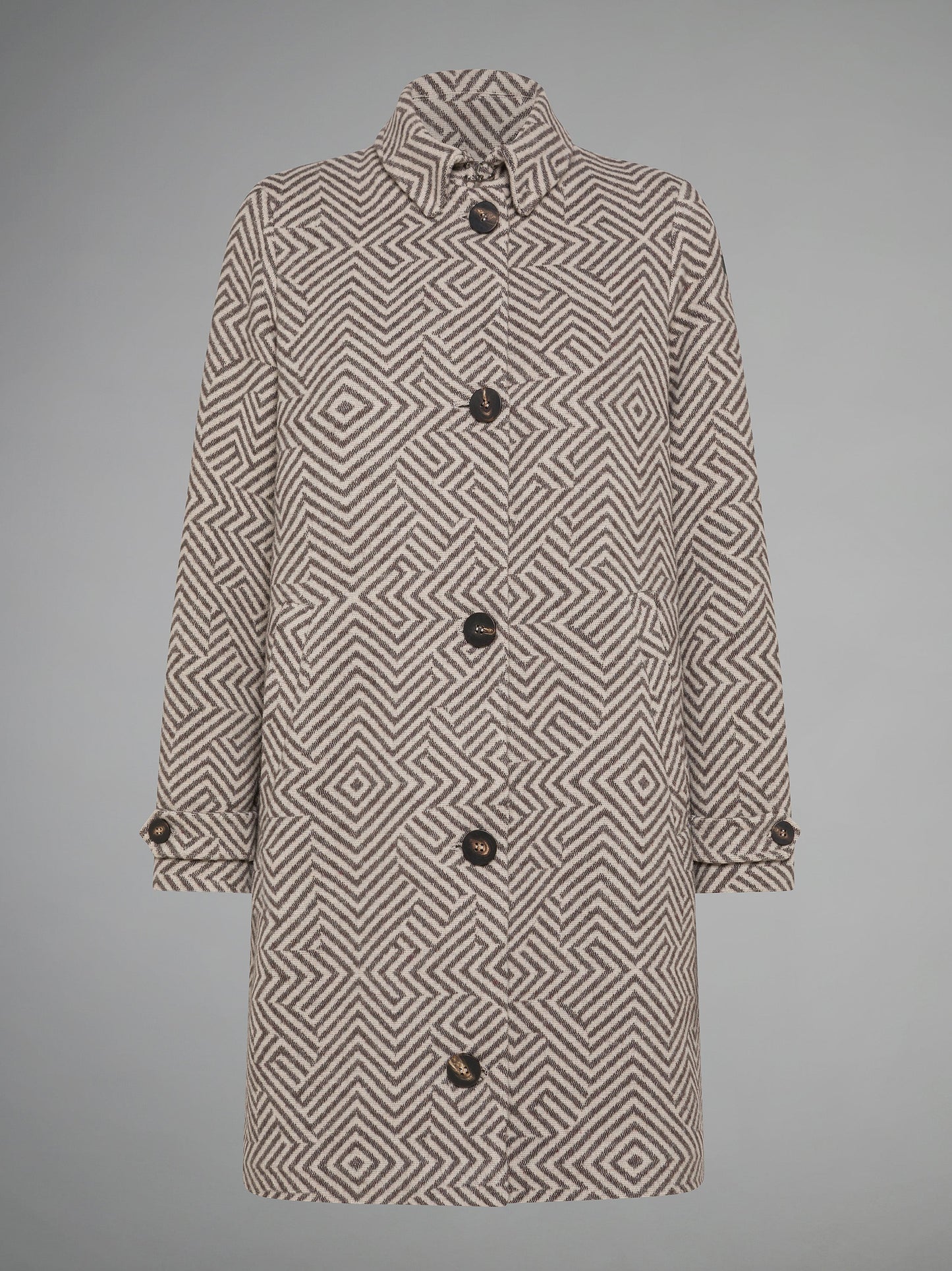 Razzle Dazzle Wool Coat Wom Jkt