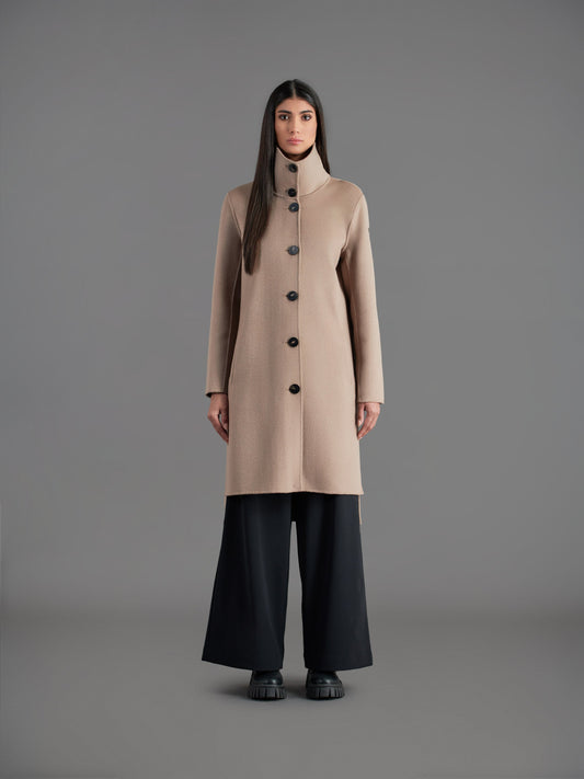 Wool Double Duck Coat Wom Jkt