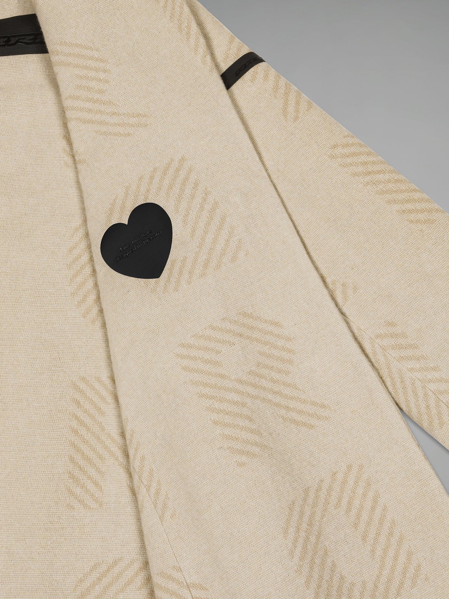 Wool Lettering Coat Wom Jkt