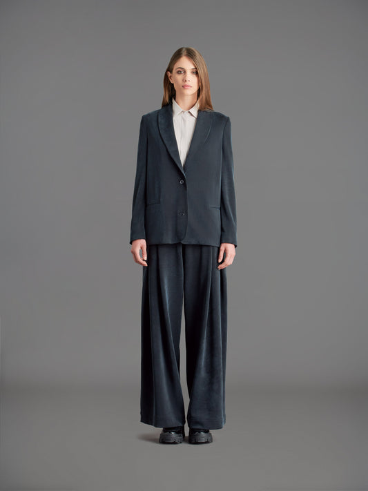 Cupro Smoke Wom Blazer