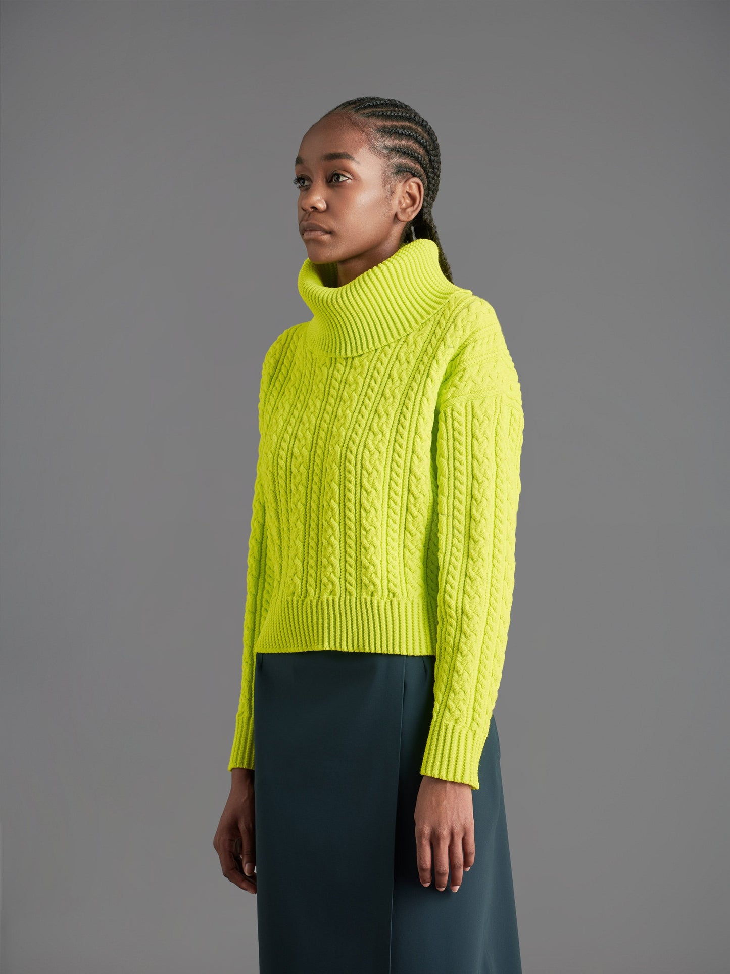 Amos Fish Turtleneck Wom Knit