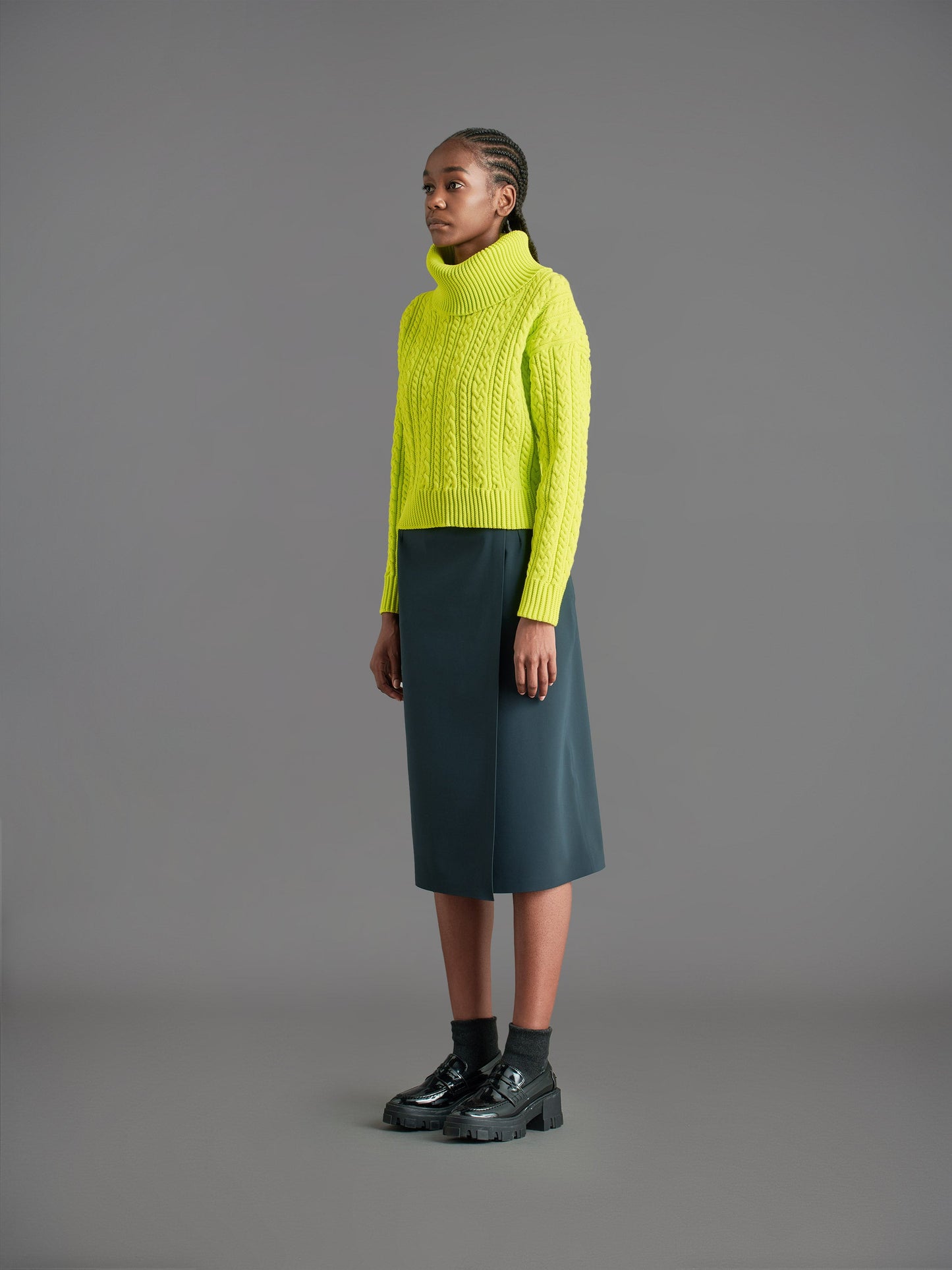 Amos Fish Turtleneck Wom Knit