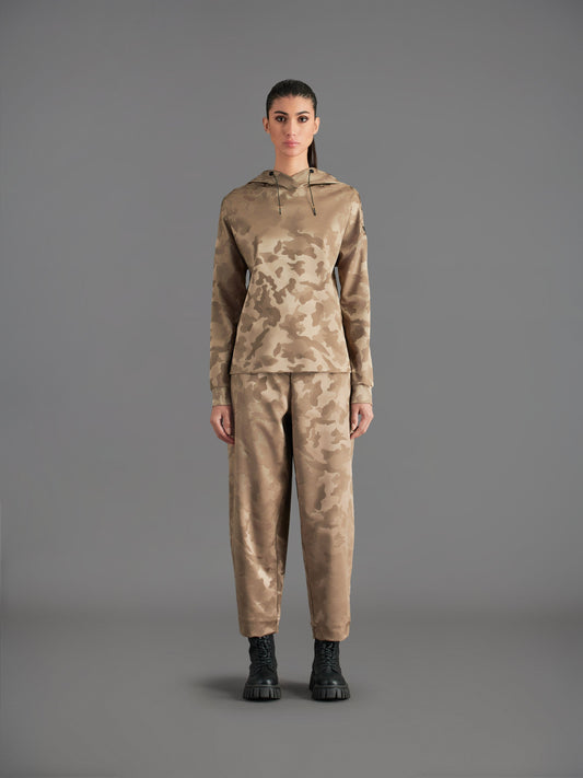 Dolly Camo Hood Wom Fleece