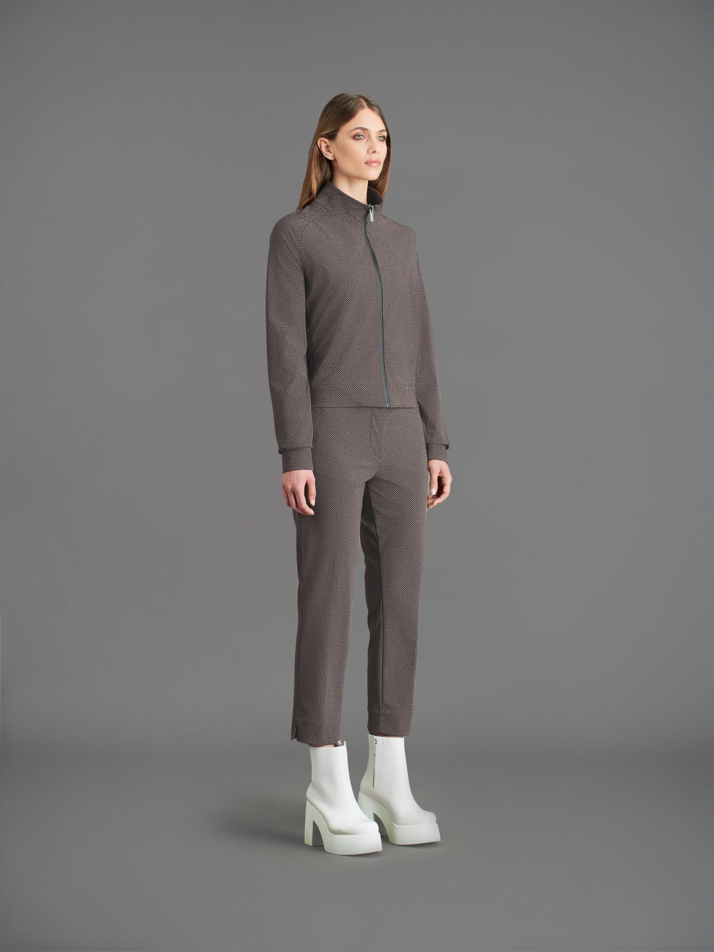 Razzle Dazzle Zip Wom Fleece