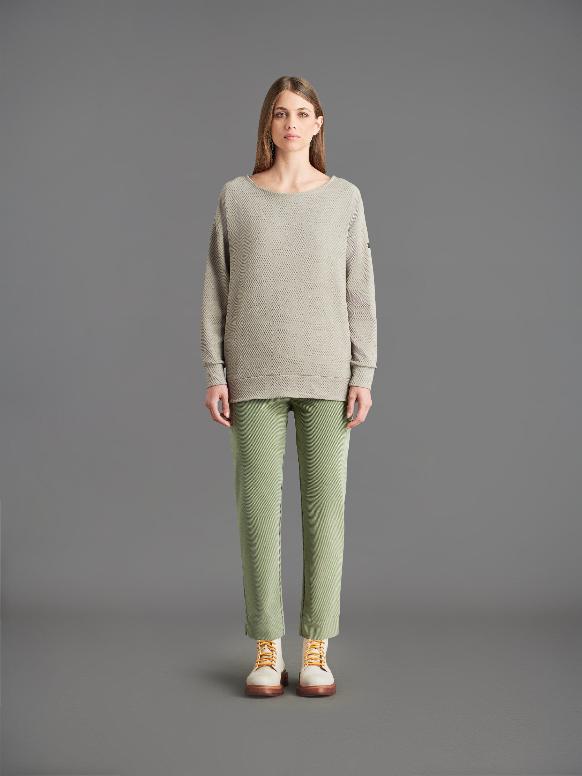 Razzle Dazzle Jacquard Boat Wom Fleece