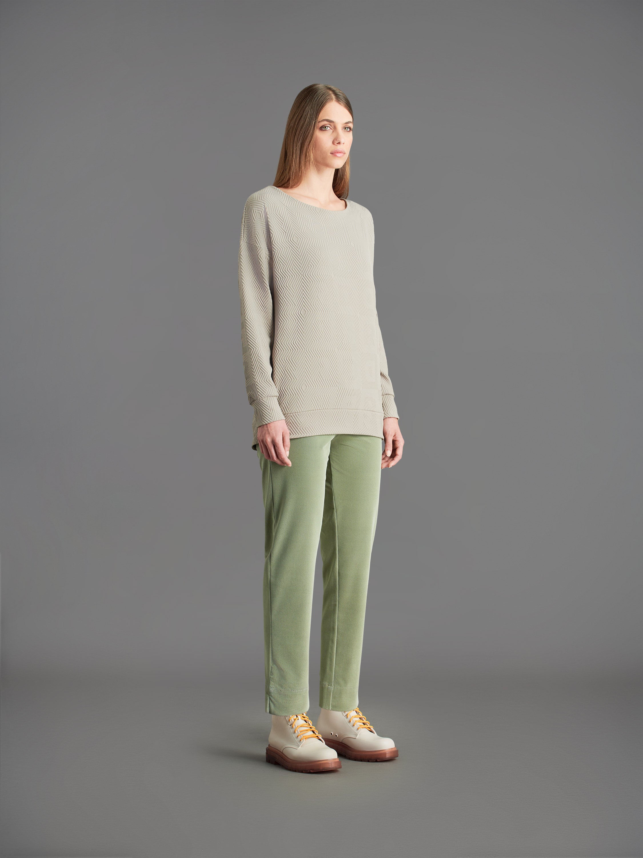 Razzle Dazzle Jacquard Boat Wom Fleece