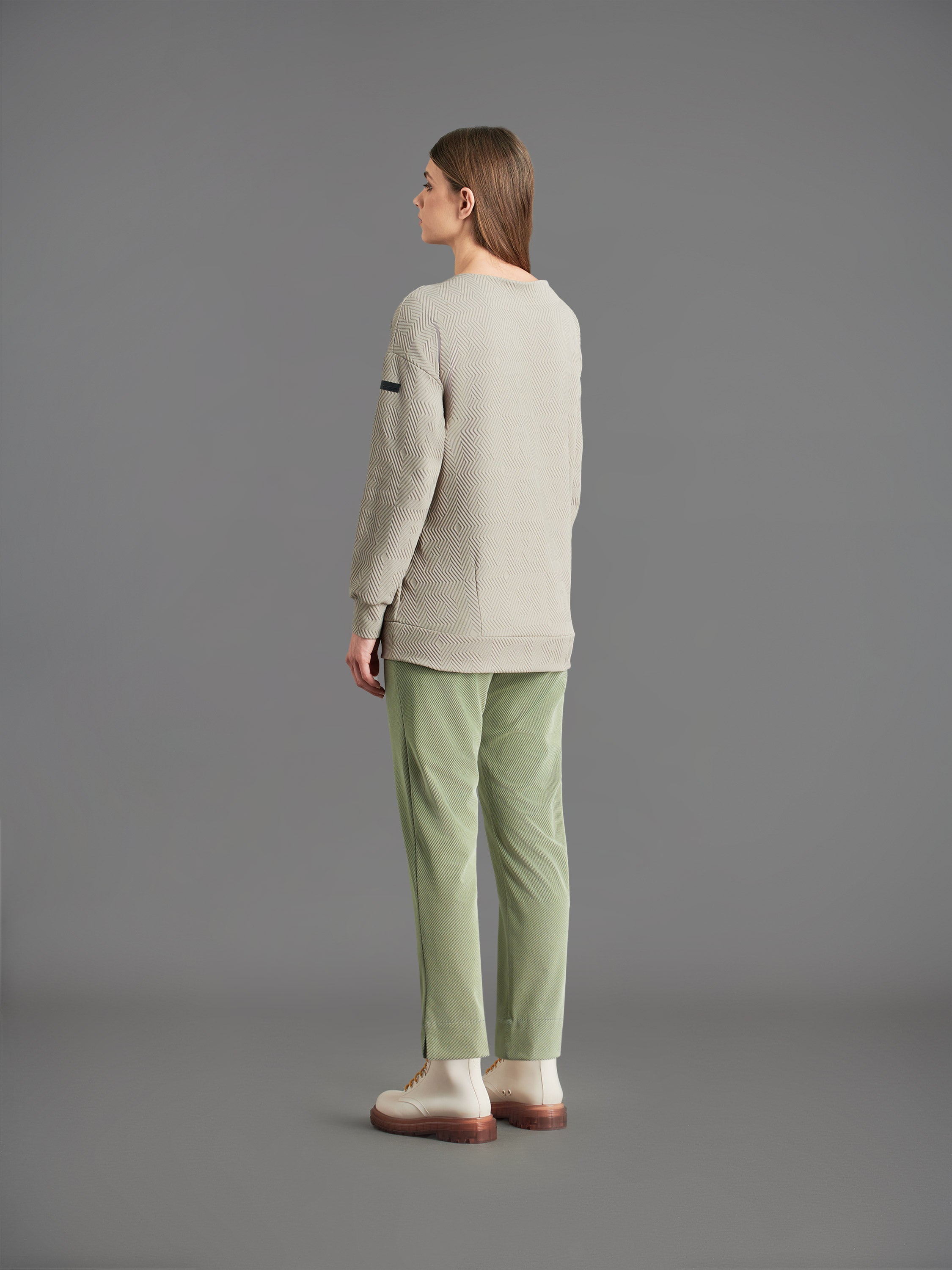 Razzle Dazzle Jacquard Boat Wom Fleece