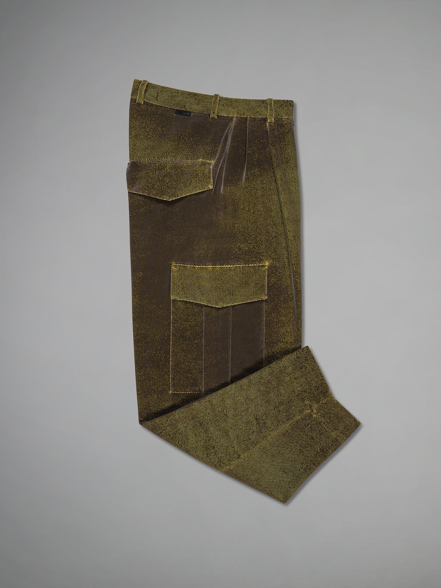 Techno Velvet Diago Military Pocket Wom Pant