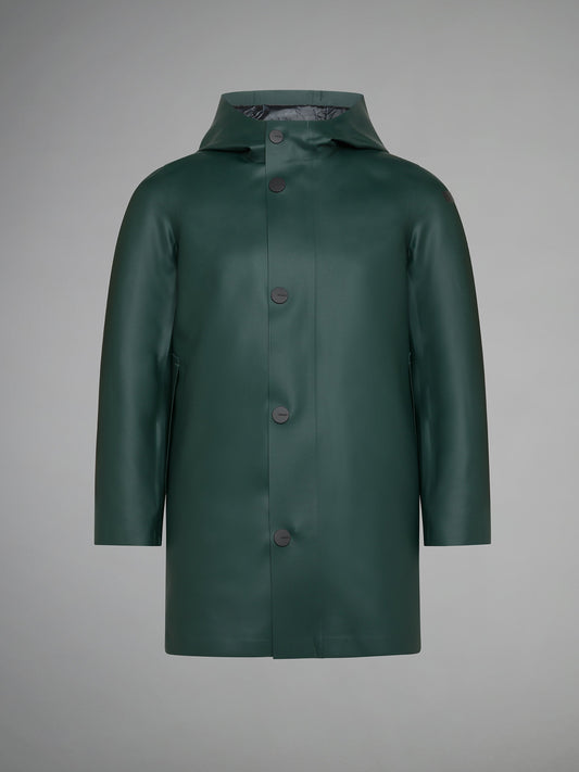 Rubber Double Parka Kid Jkt