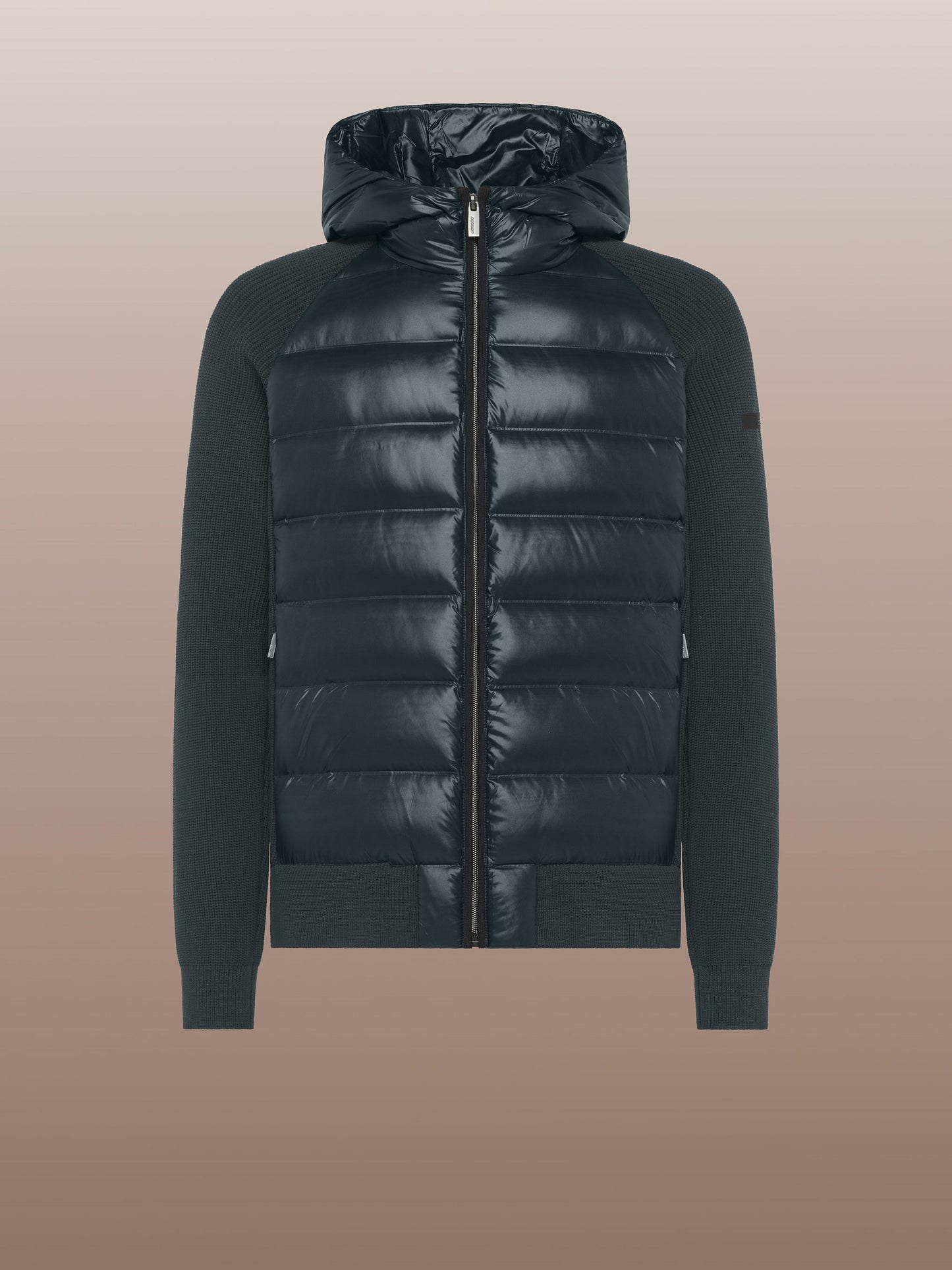 Amos Perla Duck Hood Zip Knit