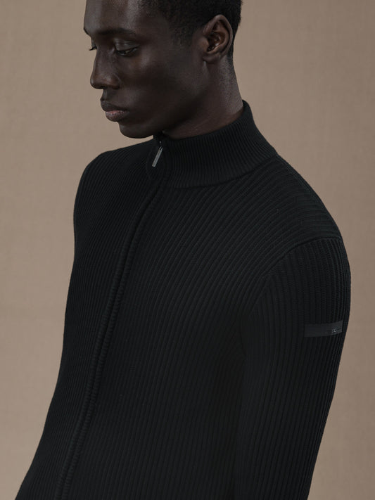 Cotton 7 Full Zip Knit