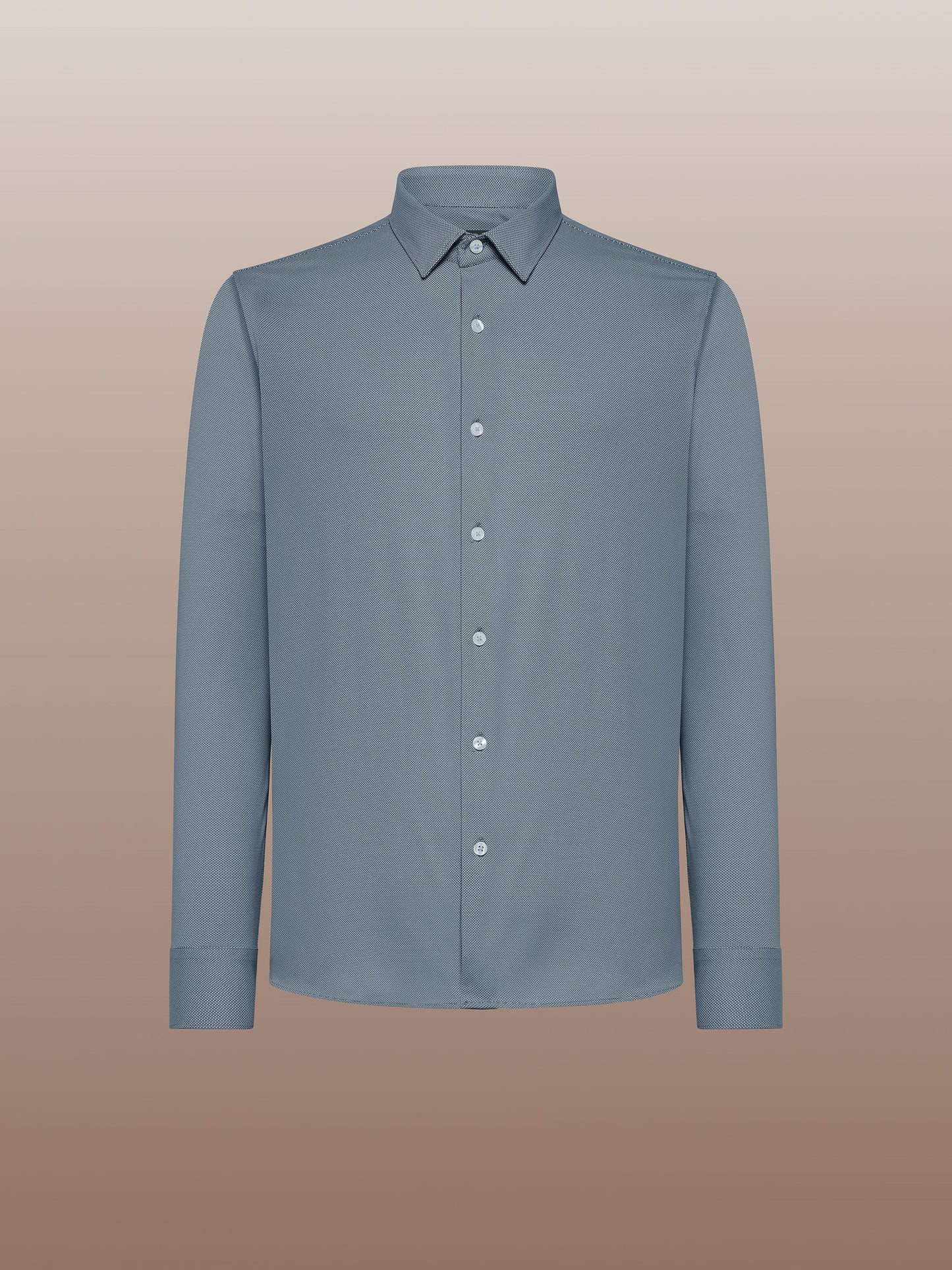 Oxford Jacquard Open Shirt