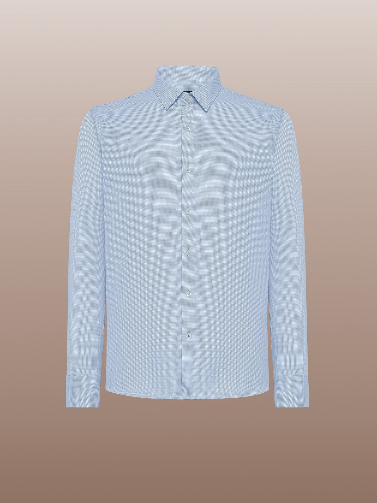 Oxford Jacquard Open Shirt