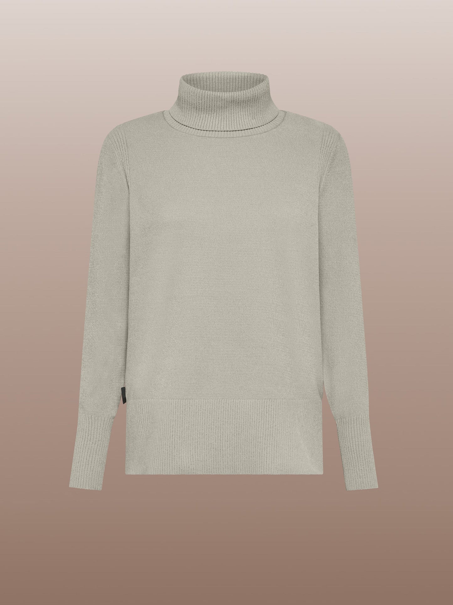 Velvet Vent Turtleneck Wom Knit