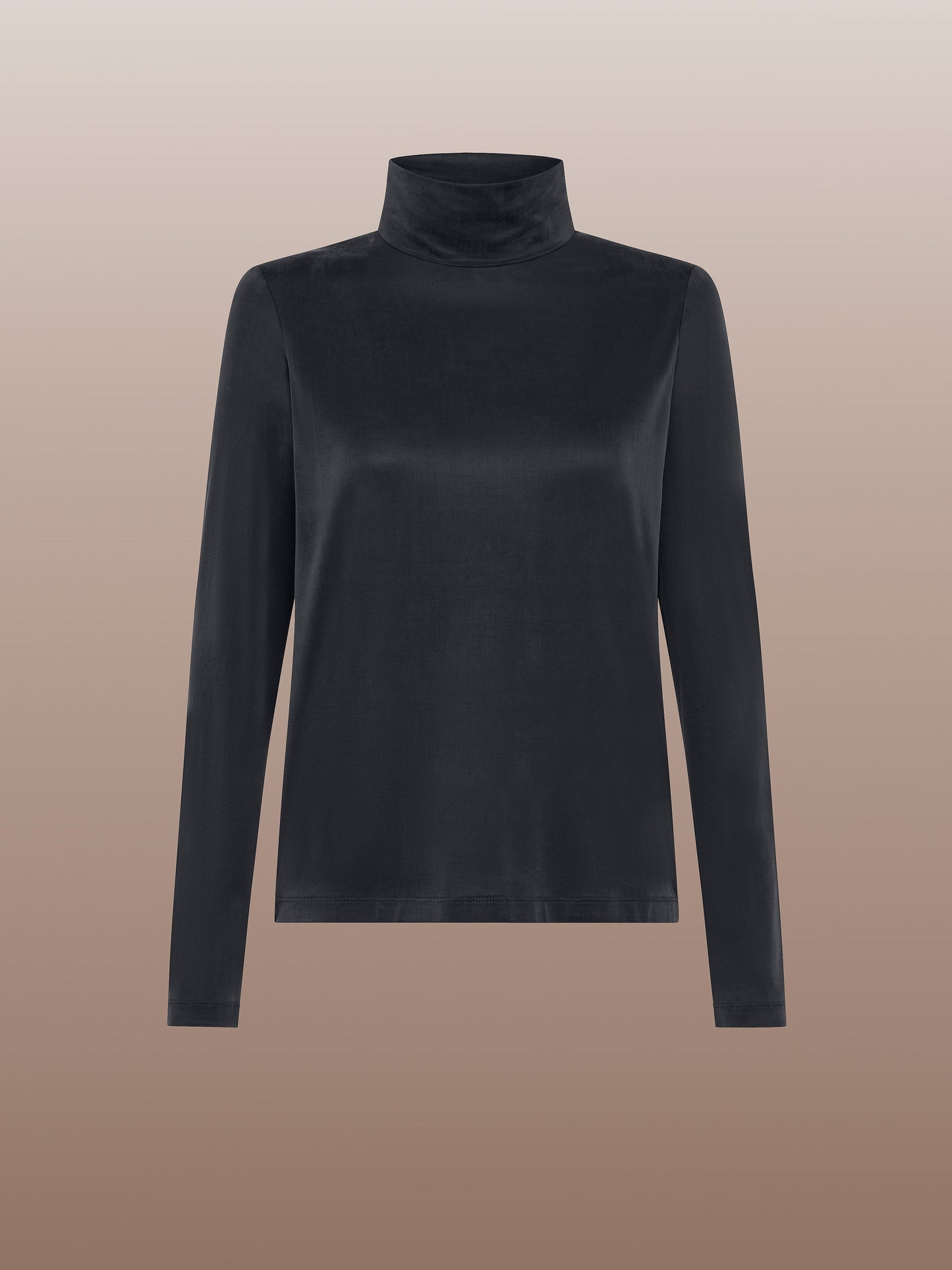 Cupro Turtleneck Wom Shirty