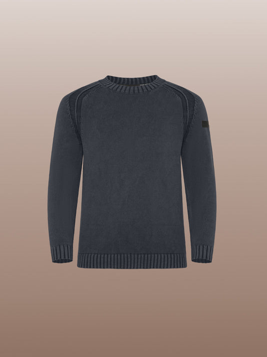 Cotton Techno Wash Round Kid Knit