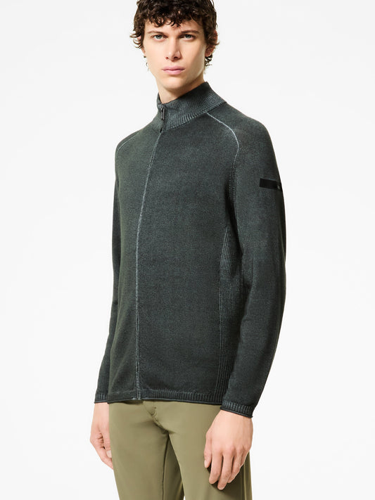 Crispy Full Zip Knit