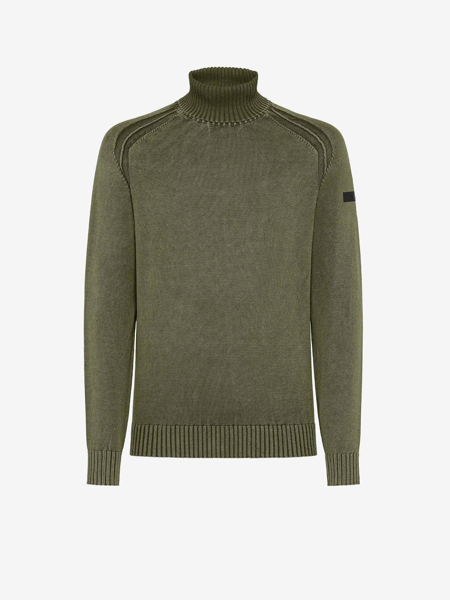 Cotton Techno Wash Turtleneck Knit