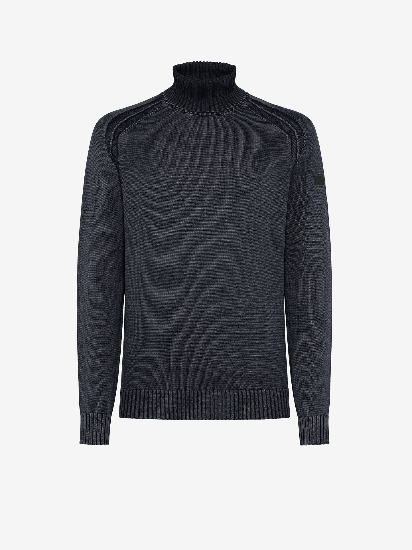 Cotton Techno Wash Turtleneck Knit