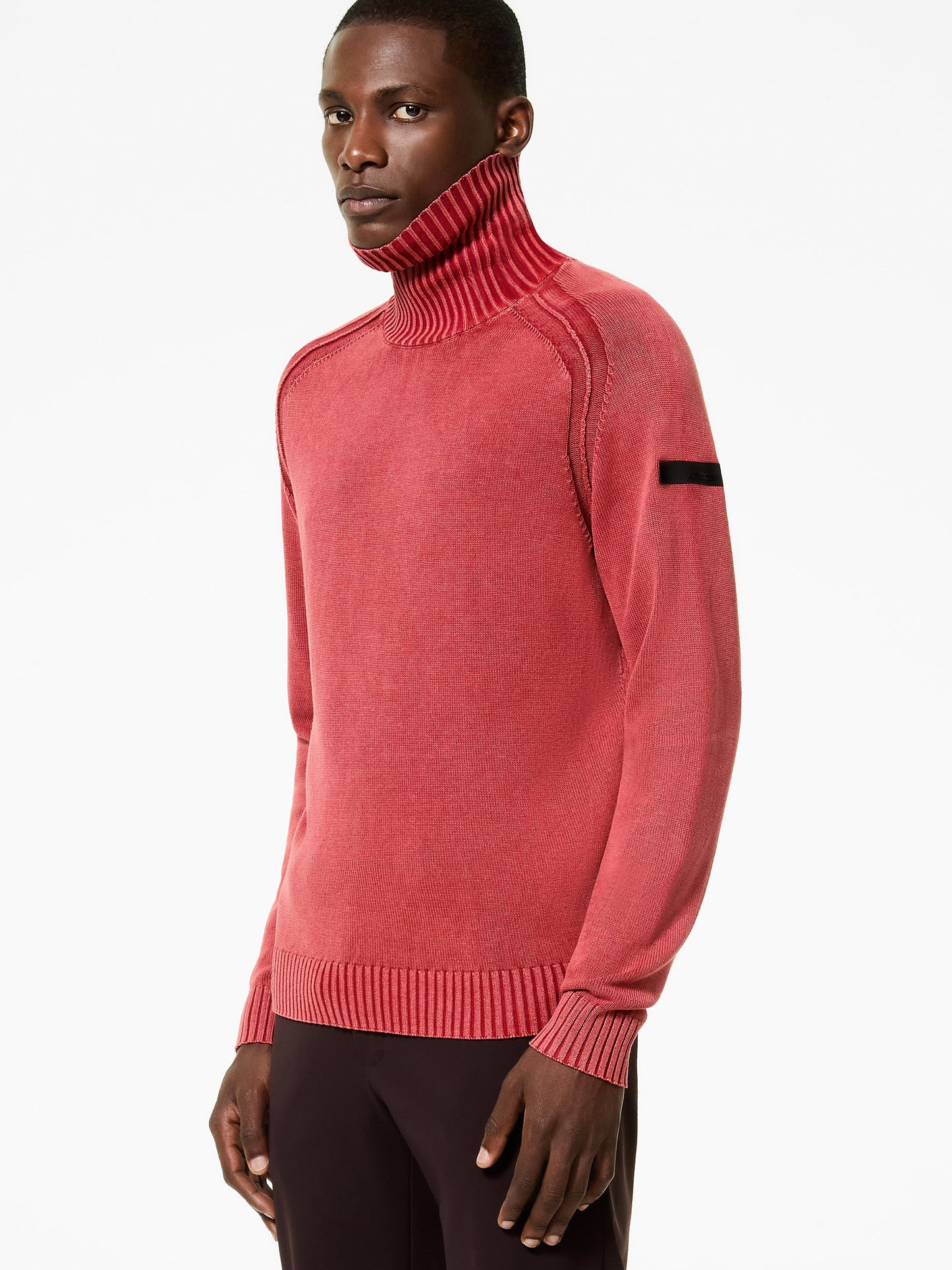 Cotton Techno Wash Turtleneck Knit