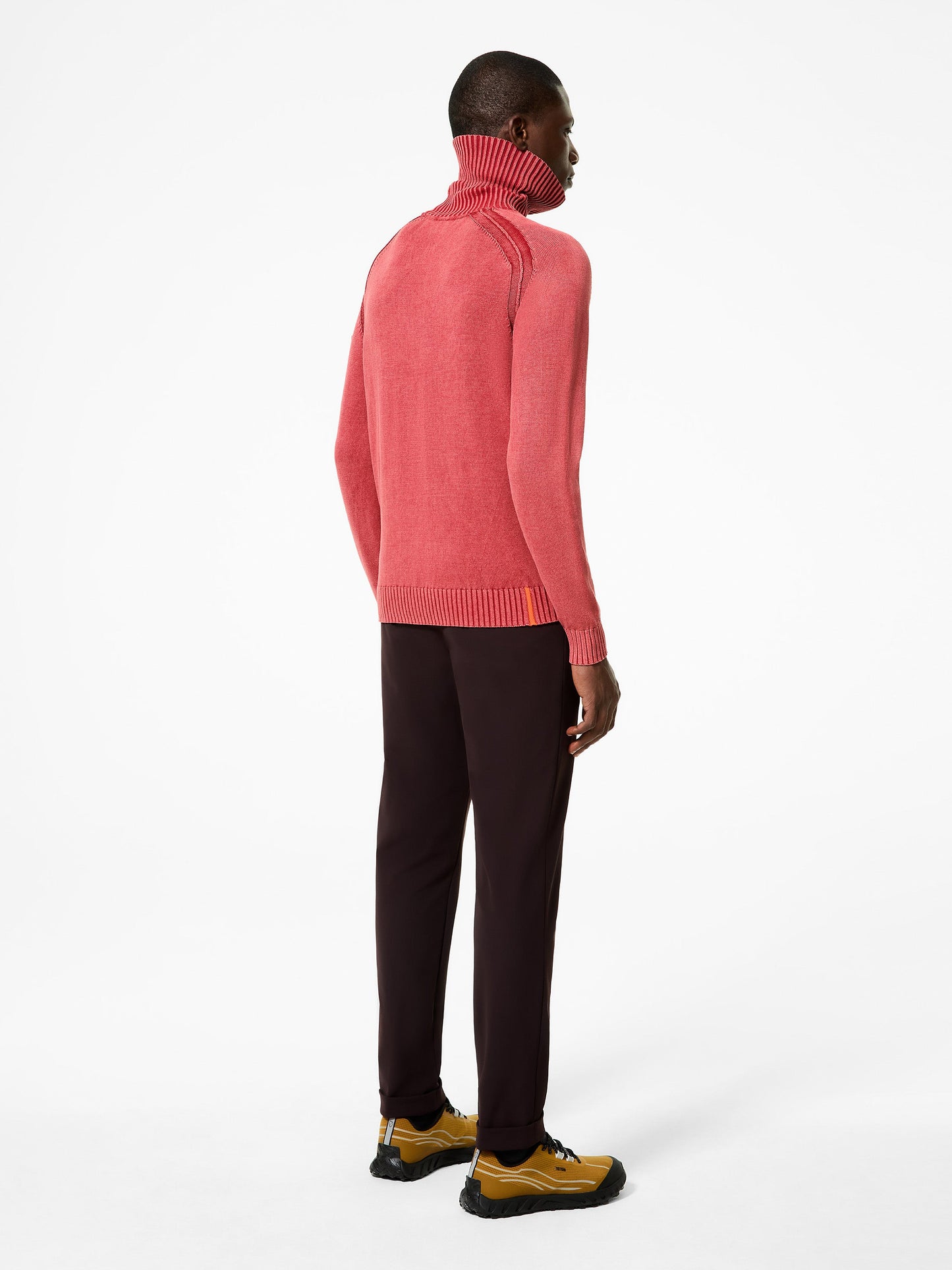 Cotton Techno Wash Turtleneck Knit