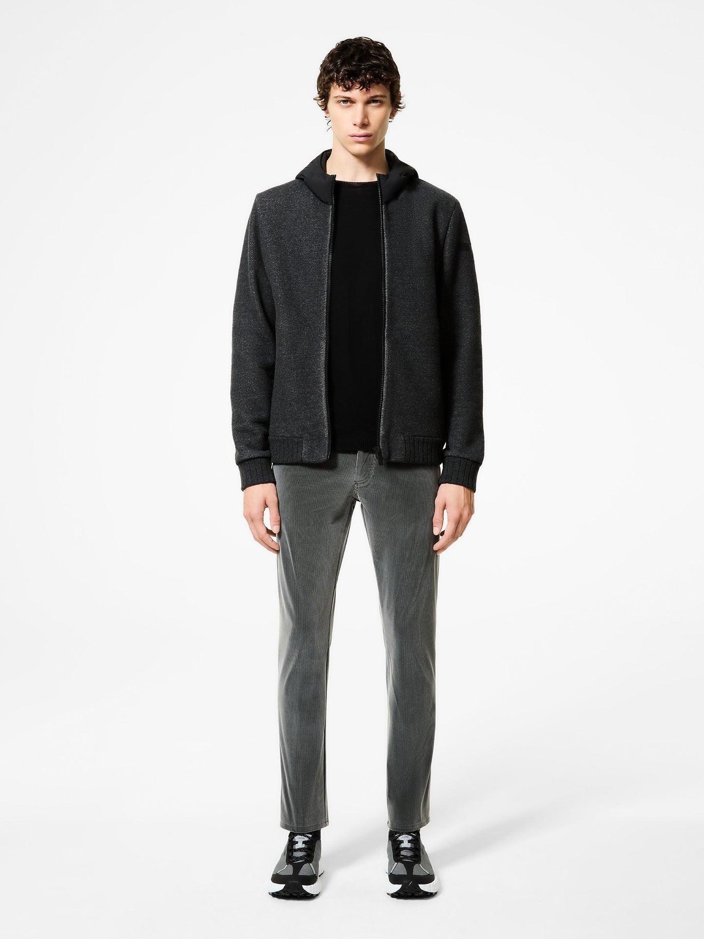 Woolharrd Duck Hood Zip Soft Jkt