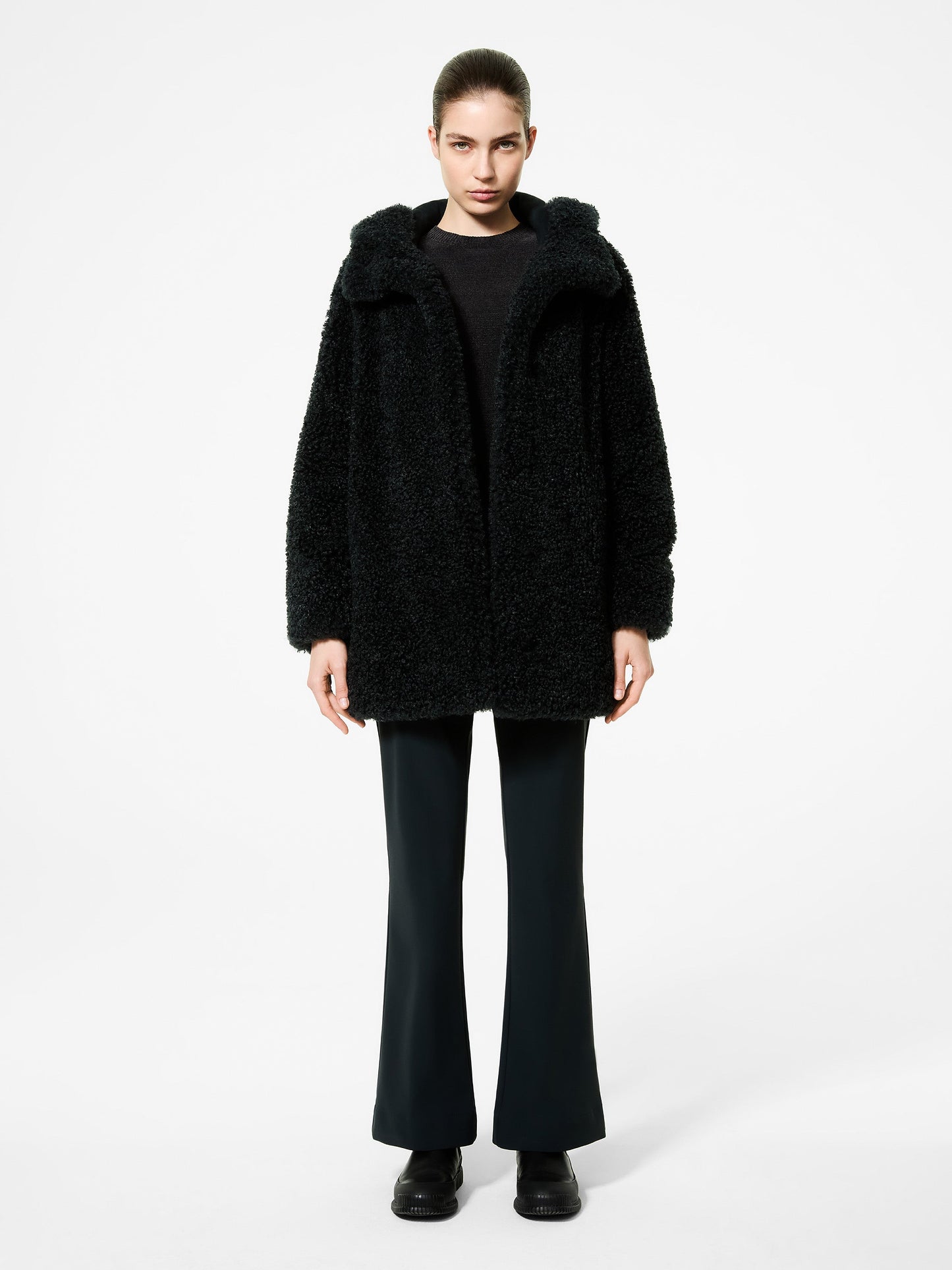 Lamb Hood Wom Jkt