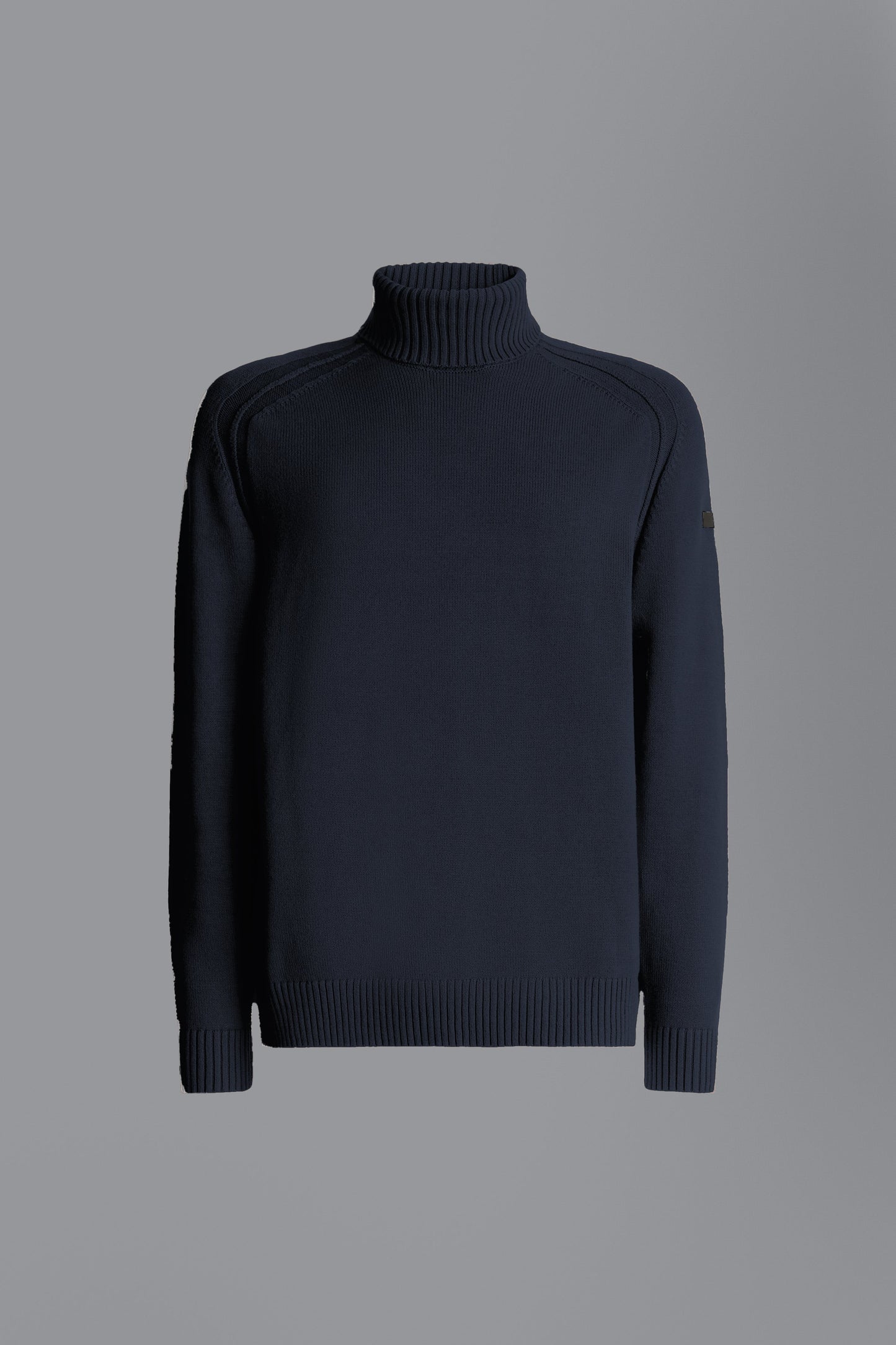 Knit Cotton Plain Turtleneck