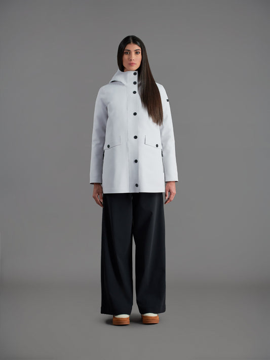 Rubber Double Parka Wom Jkt